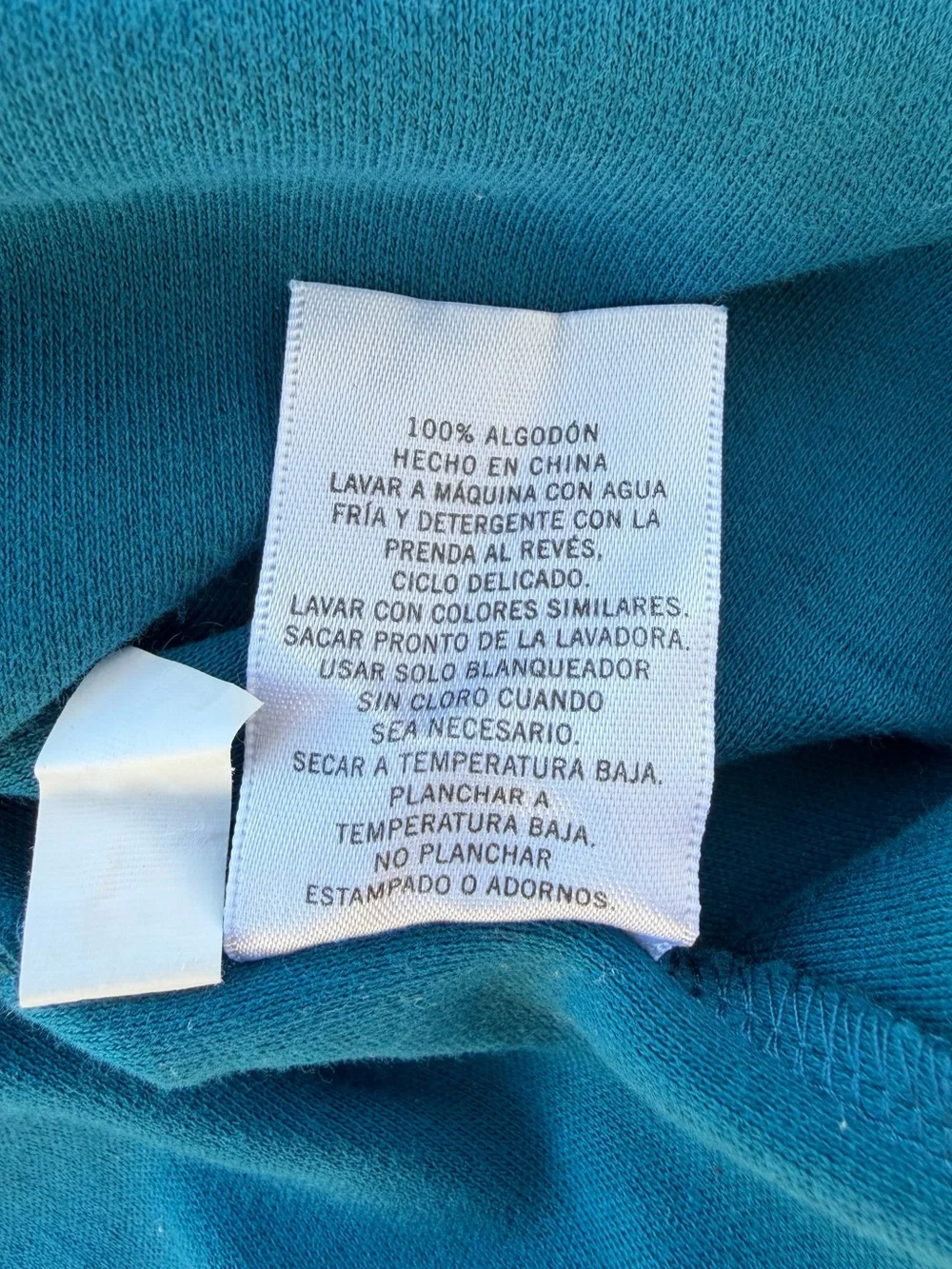 Nautica Teal Blue Classic Fit Cotton Deck Polo Shirt ~ Men’s Medium - Picture 8 of 8